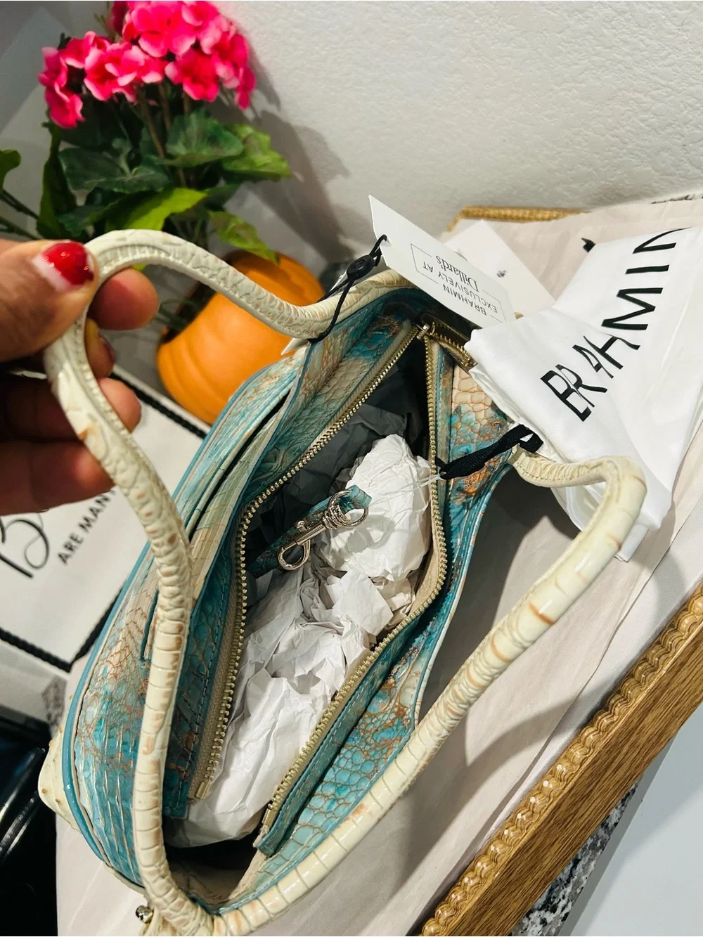 Brahmin Serendipity Schulz Small Elaine with Tassel